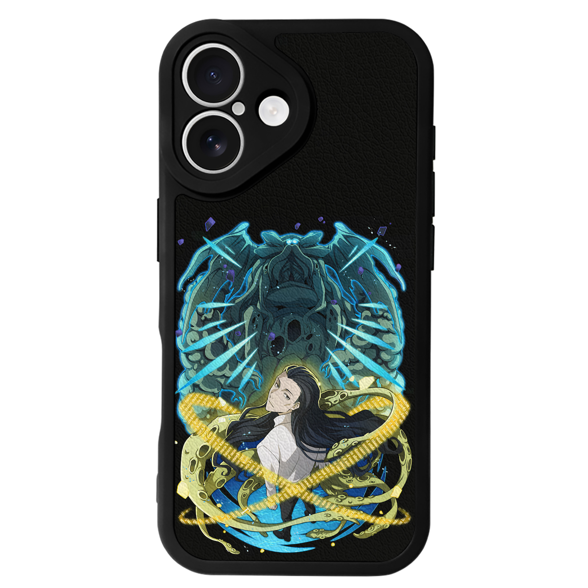 （画像用） 文豪ストレイドッグス Bungo Stray Dogs 【iPhone 16シリーズ対応】シリコンスマホケース（レザー調） 材質：シリコン